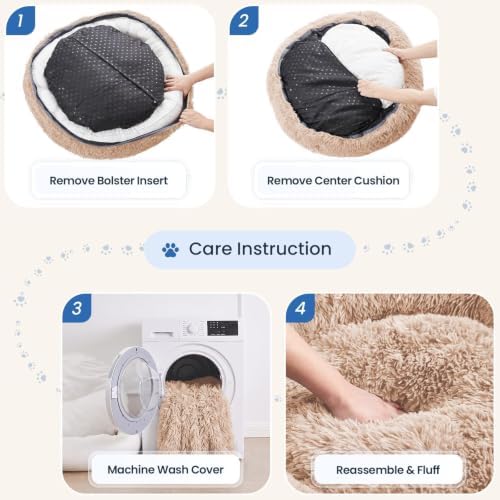 JOLLYVOGUE Calming Washable Dog Bed - Image 3