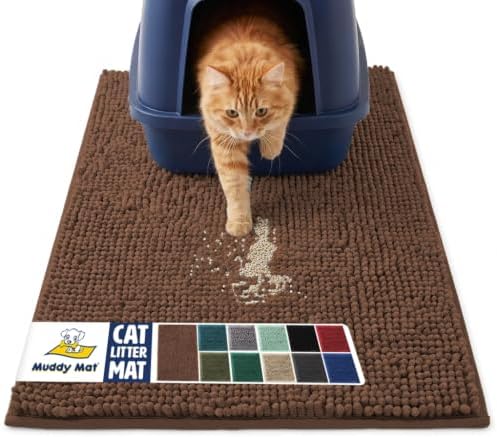 Muddy Mat® | Cat Litter Mat 18"x28", Litter Trapping Mat, Super Absorbent by MuddyMat%C2%AE