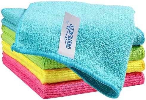 HOMEXCEL Microfiber Cleaning Cloth, 5 Pack Cleaning Towels by HOMEXCEL