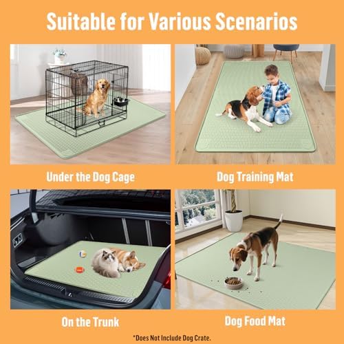 Silicone Dog Bed Mat 70"x 45" Crate Mat - Image 7