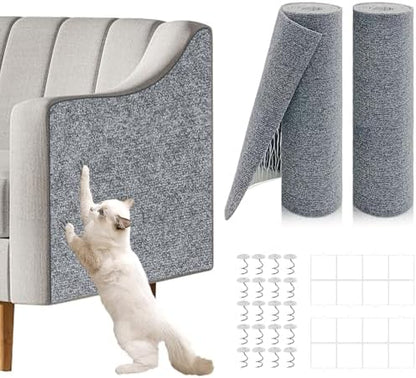 2 Pcs Self-Adhesive Cat Scratch Mat, Cat Scratch Furniture Protector by Unknown