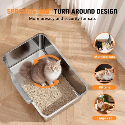 Stainless Steel Litter Box - Image 3