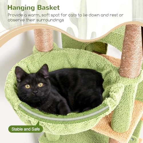 Globlazer F71 Cactus Cat Tree Tall, 71in Cat Tower - Image 4