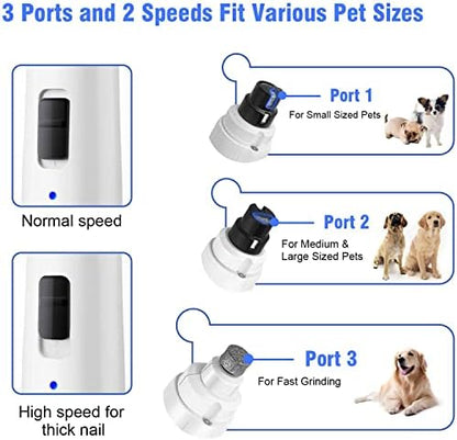 Casfuy Dog Nail Grinder with LED Light - Image 3
