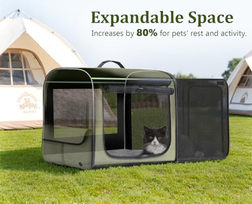 Dog Car Carrier Light Weight, Expandable, Foldable Dog Carrier - Image 3