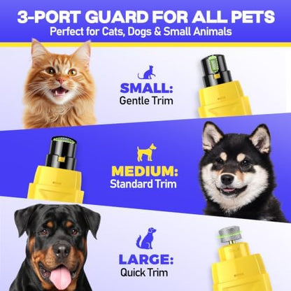 Whisper-Quiet Dog Nail Grinder 50%More Power - Image 6
