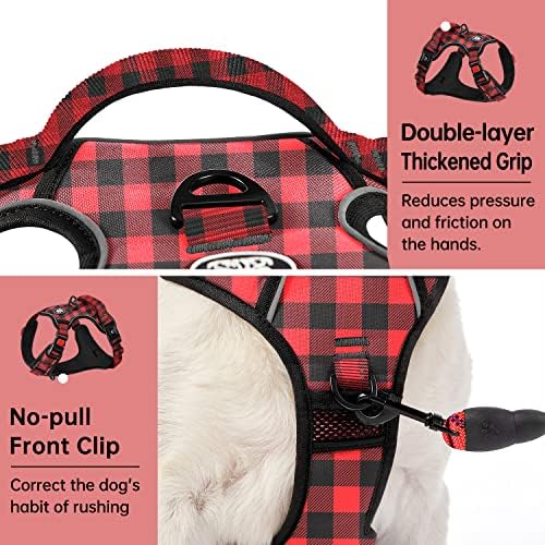 IVY&LANE No Pull Dog Harness for Medium Dogs, Reflective Dog Vest Harness - Image 4
