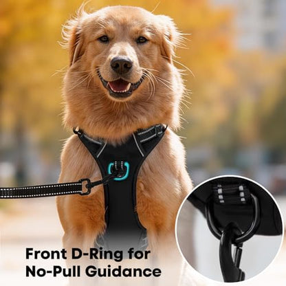PoyPet No Pull Dog Harness Large, Reflective Vest - Image 2