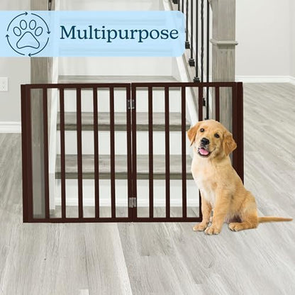 Pet Gate - 4-Panel Indoor Foldable Dog Fence - Image 5