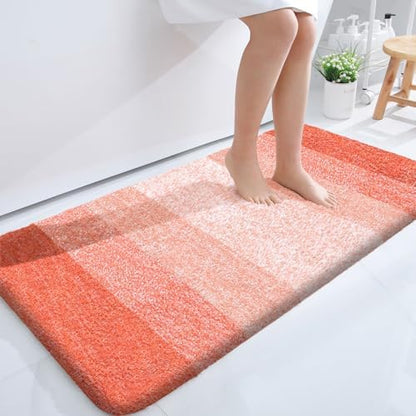 OLANLY Bathroom Runner Rug 45x27, Extra Soft Absorbent Microfiber Bath Rugs by OLANLY