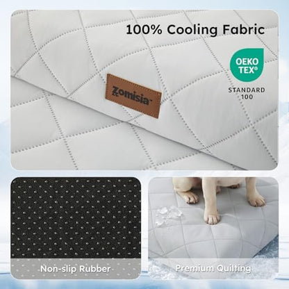 ZOMISIA Cooling Dog Bed for Crate, Q-Max>0.5 Cooling Mat - Image 5