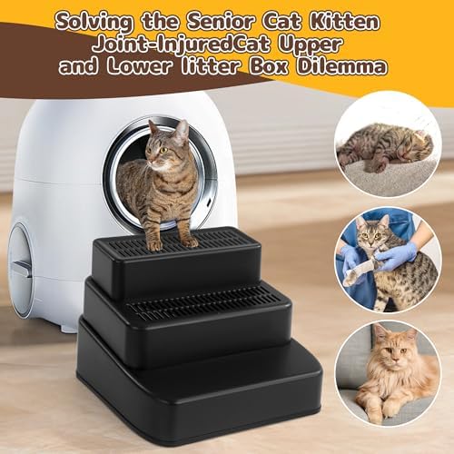 BALAPET Adjustable 3 Steps Litter Box Ramp - Image 4