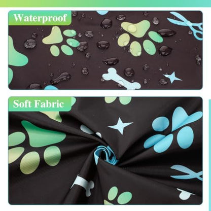 2 Pcs Dog Grooming Apron with 2 Pockets, Dog Grooming Smock - Image 4