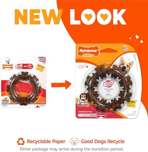 Nylabone Textured Ring Power Chew Toy - Image 3