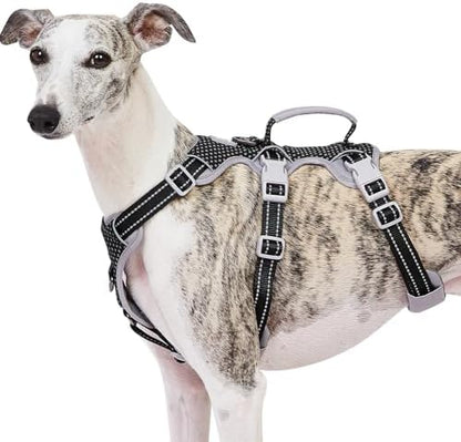 Huntboo Escape Proof Dog Harness, No Pull Reflective Harness by Huntboo