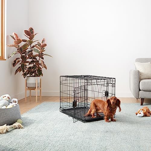 Amazon Basics Portable, Foldable Metal Wire Dog Crate - Image 5