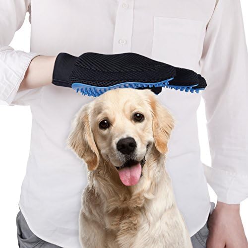 Pet Grooming Gloves 1 Pair Deshedding Mitt - Image 6
