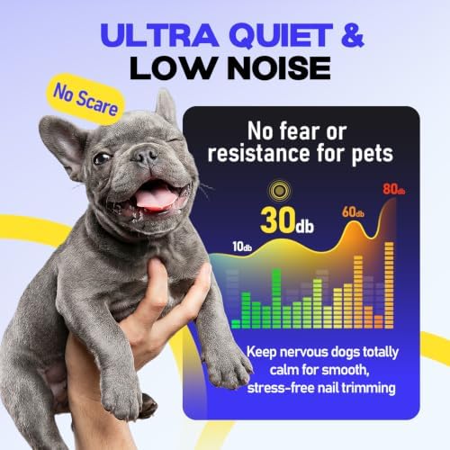 Whisper-Quiet Dog Nail Grinder 50%More Power - Image 2