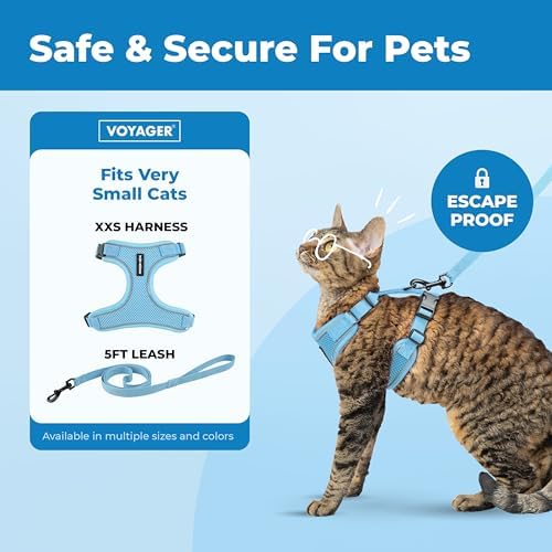 Voyager Escape-Proof Step-in Cat Harness & Leash - Image 2