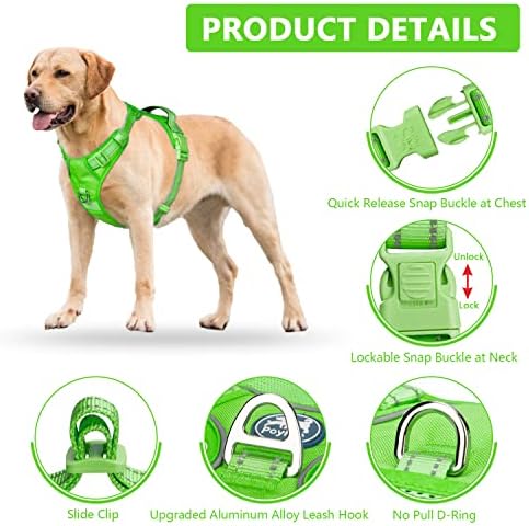 PoyPet No Pull Dog Harness, Reflective Vest - Image 3