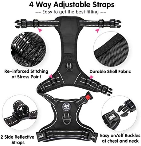 PoyPet Dog Harness Large, No Pull Vest - Image 4