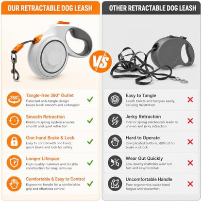 16.4 FT Heavy Duty Retractable Dog Leash - Image 5