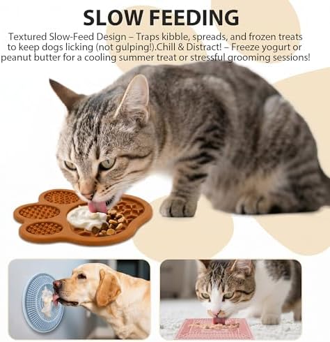 Lick Mat for Dogs & Cats, Slow Feeder Pad - Image 4