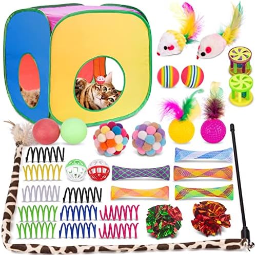 Retro Shaw 33 Pack Cat Toys for Indoor Cats, by RetroShaw