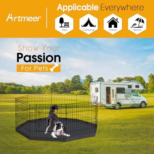 Dog Playpen Bottom Pad, 600D Oxford Waterproof Mat - Image 6