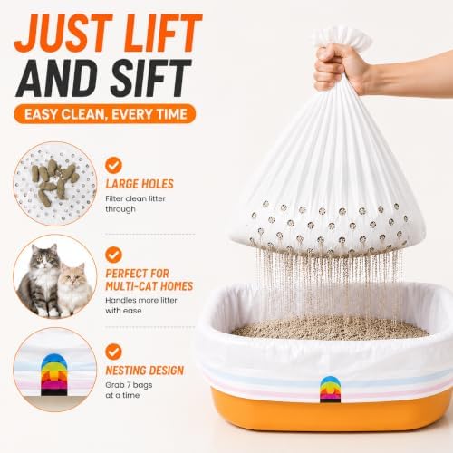 Sifting Litter Box Liners, 37 x 18 In - Image 3