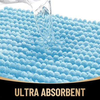 OLANLY Thick Chenille Small Bathroom Rugs Mats 24x16, Sky Blue - Image 3