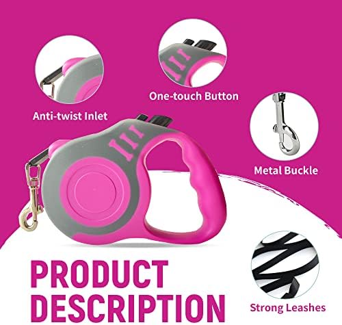 Retractable Dog Leash Automatic Telescopic Tractor Dog Tape - Image 5