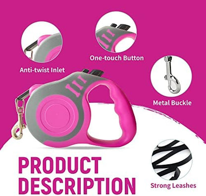 Retractable Dog Leash Automatic Telescopic Tractor Dog Tape - Image 5