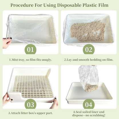 Disposable 50 pcs Small Animal Cage Liners - Image 4