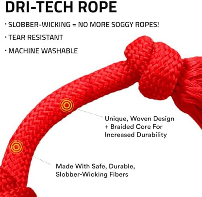 Playology Tug Rope Dog Toys for Medium Dogs - Image 2