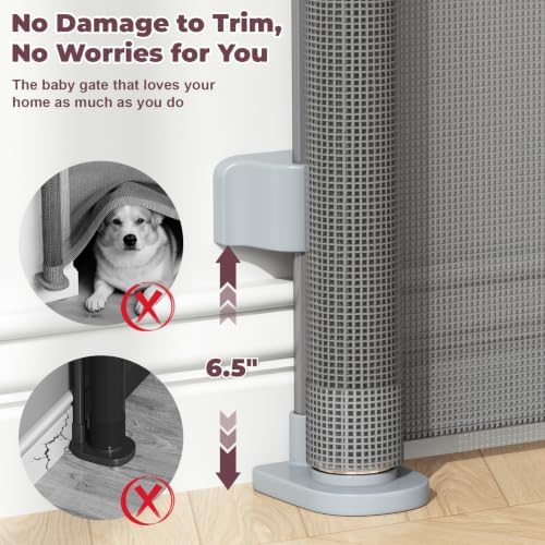 2Pack Retractable Baby Gates for Stair - Image 4