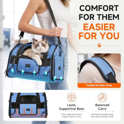 Soft-Sided Travel Cat Carrier - Image 5