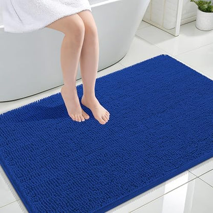 OLANLY Large Bathroom Rugs 44x32, Extra Soft Absorbent Chenille Bath Rugs by OLANLY