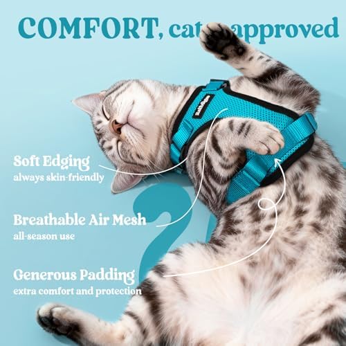 rabbitgoo Cat Harness and Leash Set, Escape Proof Vest - Image 4