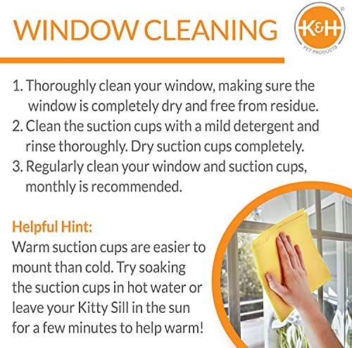 K&H Cat Window Perch, EZ Mount Kitty Sill - Image 5