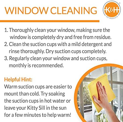 K&H Cat Window Perch, EZ Mount Kitty Sill - Image 5