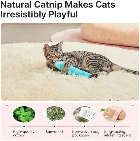 Potaroma Cat Toys Pillows, Catnip Inside, Interactive Indoor Fun - Image 3