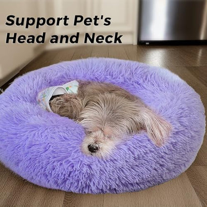 Calming Round Dog Bed & Cat Bed - Image 2