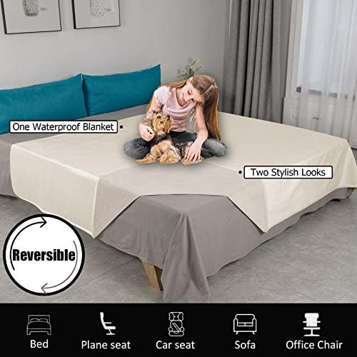 Ameritex Pet Bed Blanket Reversible 100% Waterproof Velvet Super Soft - Image 6