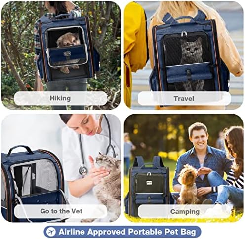 Extra Large Cat Backpack Carrier Expandable Pet Carrier Backpack - Image 4