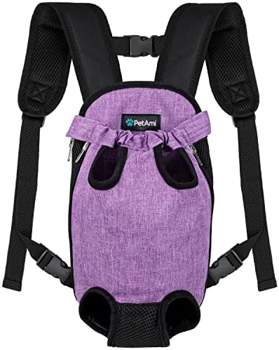 PetAmi Dog Carrier Backpack, Adjustable Pet Cat Front Carrier Backpack by PetAmi