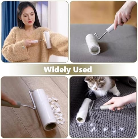 Large Lint Rollers for Pet Hair Extra Sticky，6.3'' Wide Remover - Image 6