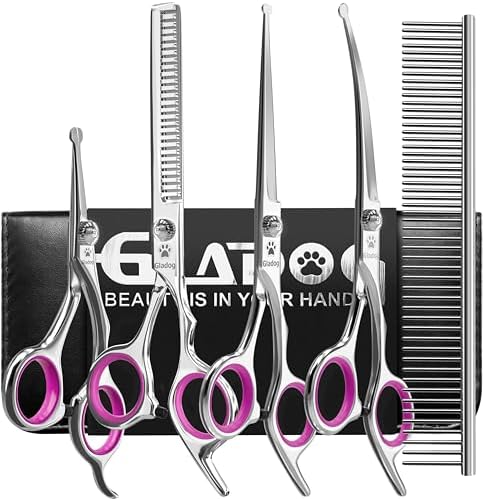 GLADOG Dog Grooming Scissors Kit by GLADOG