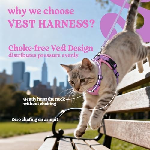 rabbitgoo Cat Harness and Leash Set, Escape Proof Vest - Image 3