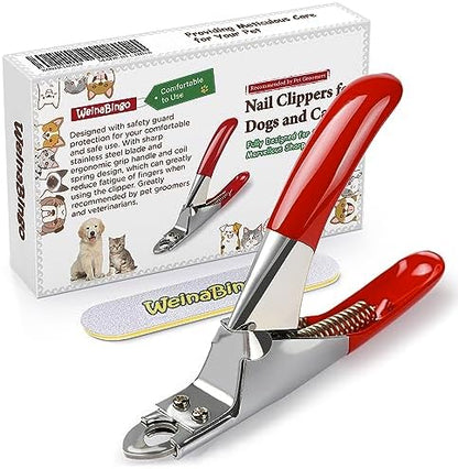 Dog Cat Pets Nail Clippers, Professional Pets Claw Trimmer by WeinaBingo